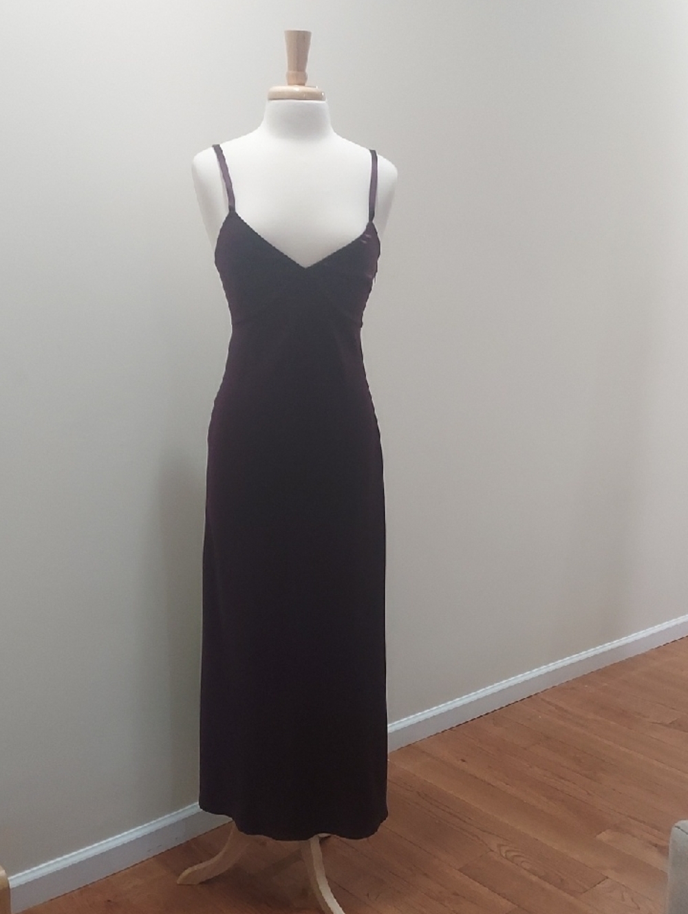 Polo by Ralph Lauren Plum Spaghetti-Strap Maxi Dress